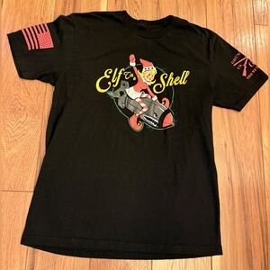 Grunt Style Black Elf on Shell Graphic Tee
